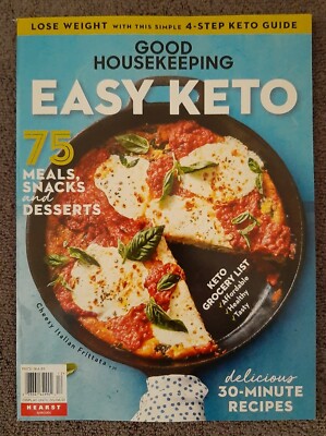 Good Housekeeping Easy Keto Magazine Delicious 30 Minute Meals Recipes 