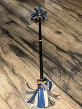 Performance Master Juggling Sticks, Devil Stick, Leather Tassels *SLIGHT WARP