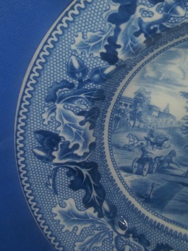 Johnson Brothers Blue Historic America Michigan Avenue Chicago 8" Bowl - Picture 2 of 7