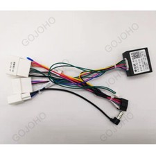 For Toyota 16 Pin Car stereo Radio Power Harness Wire Adapter Support JBL AMP