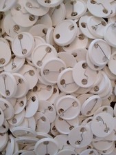 200 pcs Pinback Button Parts BACKINGS ONLY