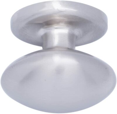 KUGELFÖRMIGE Schrankknöpfe 1,38'' Durchmesser Satin Nickel 25er-Pack NEU! EXC WERT! 