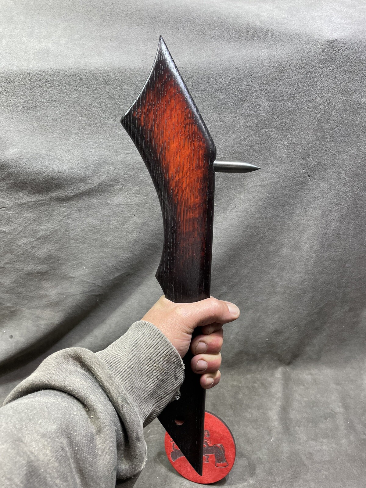 Custom 17 Inch Gun Stock War Club tire checker Jesse Reed Handle Fish