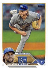 Jonathan Heasley 2023 Topps Baseball card Series Two Base 346 Kansas City Royals