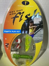 NEW Total Tackle T2 Fish Walleye Kit-Jigs, Spin Reel W/Line, Sinkers B