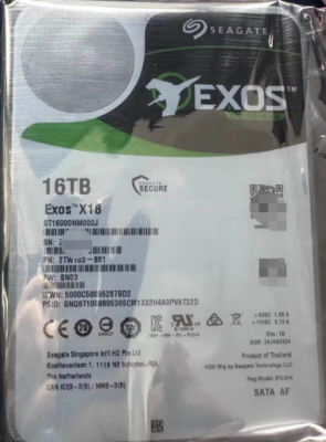 Seagate Exos X18 16TB HDD 2個セット Seagate Exos X18 16TB Enterprise HDD – 3.5