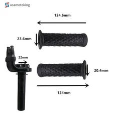 Motorcycle Twist Throttle Handle Grip Handlebar For Honda CRF150R Dirt Pit Bike