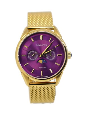 Enzo Attini Edelstahl Uhr