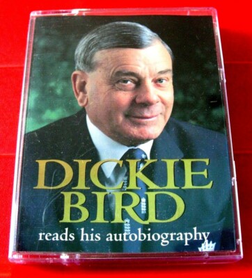 Dickie Bird Reads His Autobiography 2-Tape Audio Book Cricket/Sport Memoir