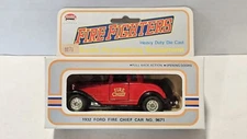 Vintage Model Power Fire Fighters Heavy Duty Die Cast 1932 Ford Fire Chief 9671