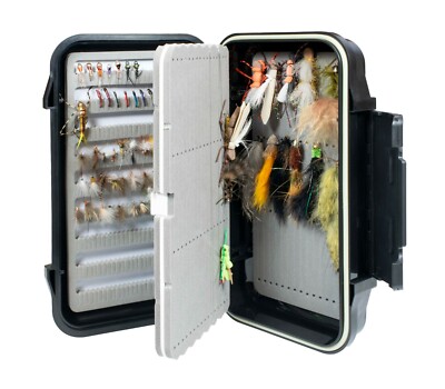 Dropper Rig Fishing Fly Box - Holds 7 Dropper Rigs on Center Leaf 