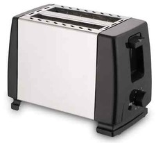 Quest Low Wattage Compact Stainless Steel Toaster 2 Slice Caravan Motorhome