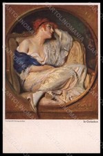 Artist Signed Schmutzler L. Fashion Glamour Lady serie 1028 postcard VK8034