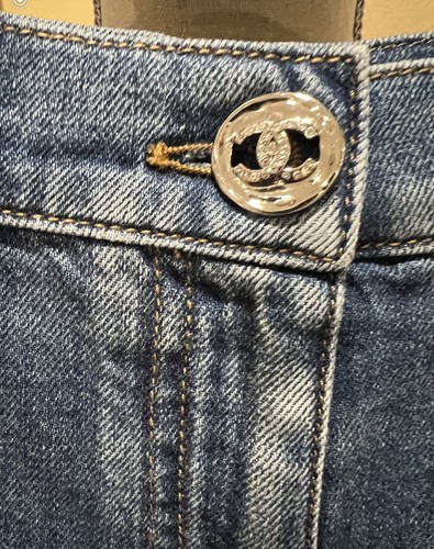 NWT CHANEL 24C Heart denim street style jeans P76748 size 38 - Picture 10 of 17