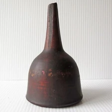 Antique Primitive TURNED WOOD FUNNEL Early 1800's