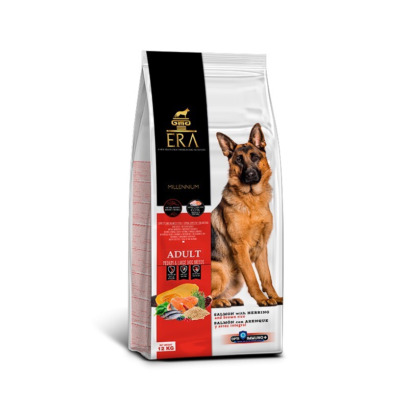 Alimentation Era Millennium Saumon & Hareng pour les chiens actifs de grande taille