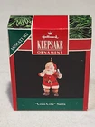 NRFB Hallmark Keepsake Ornament Miniature Coca Cola Santa 1991
