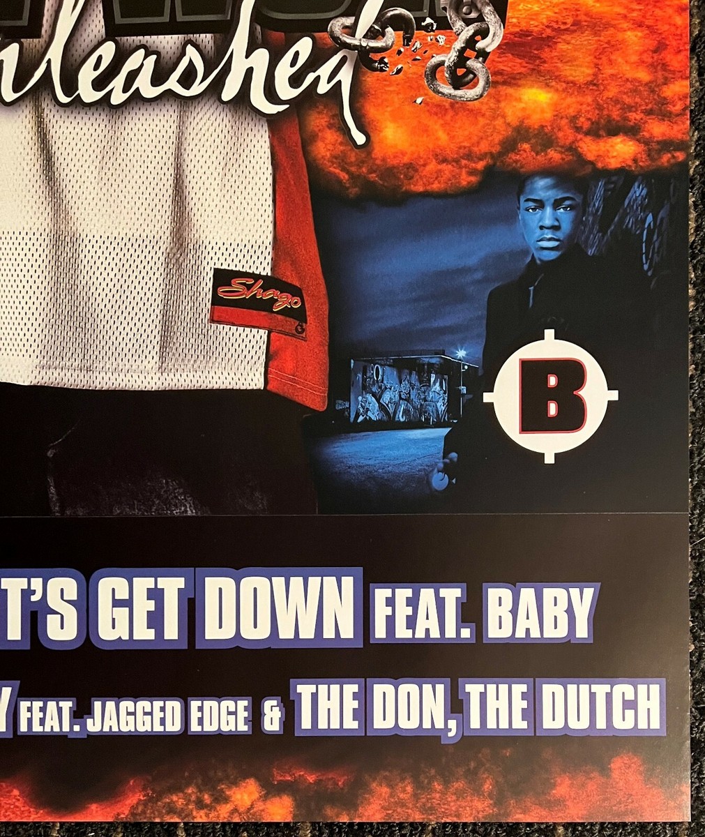 Lil BOW WOW Unleashed 24x30 record store promo poster 2sided Rap