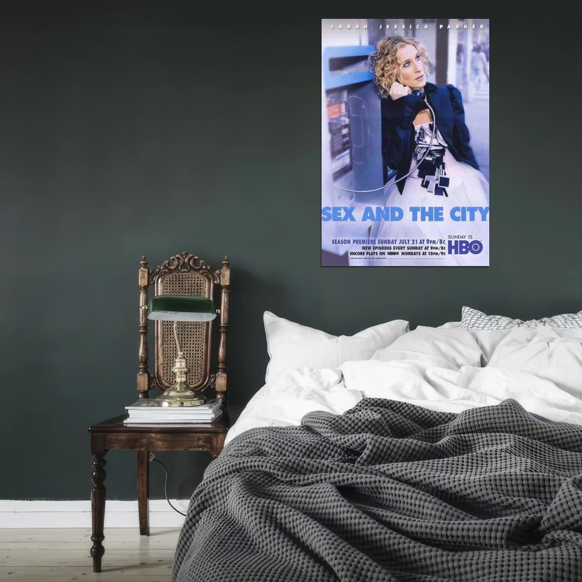 67476 Sex and the City Sarah Jessica Kim Cattrall Wall Decor Print