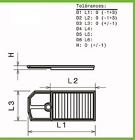 Luftfilter Green FüR Skoda Fabia Ab 2006-2008 1.4Li 16V-80PS