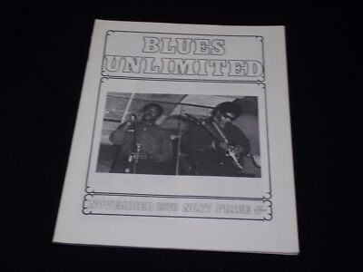1970 NOVEMBER BLUES UNLIMITED MAGAZINE - MOJO BUFORD & SONNY BOY - L 15105