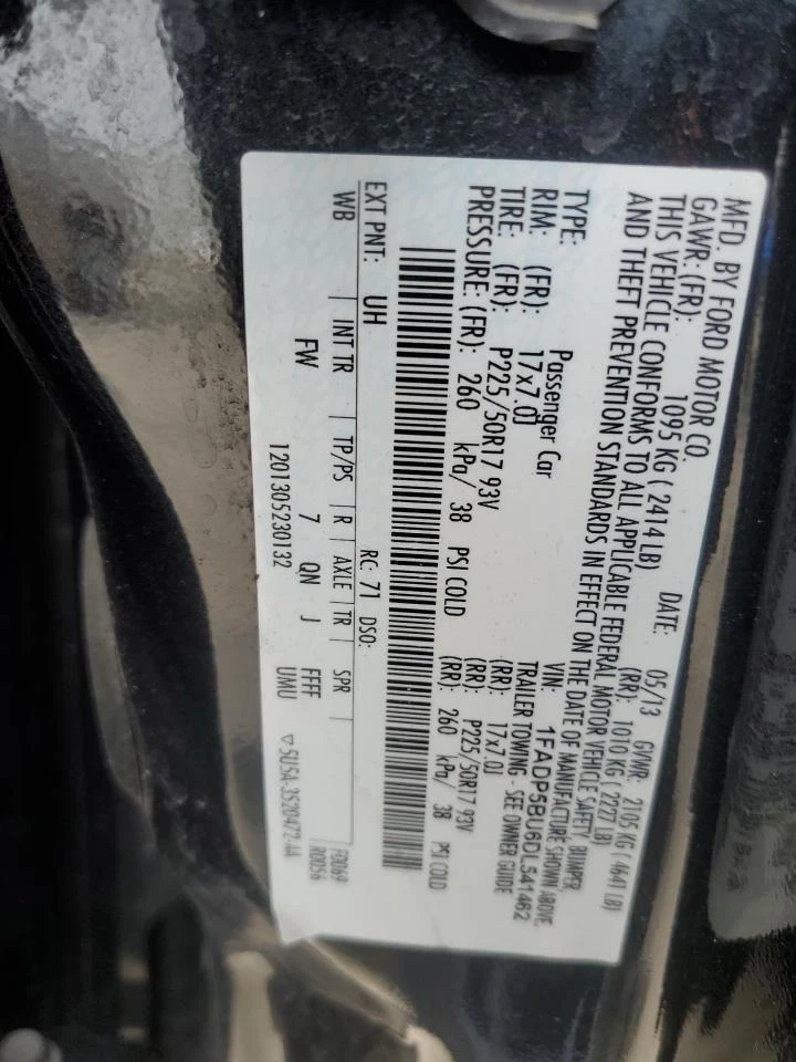 Luz de conducción usada se adapta a: Ford C-max 2013 conducción antiniebla sin bisel grado A Foto 4 de 4