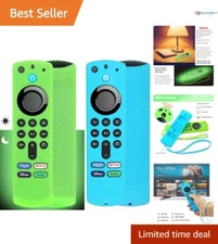 Fire TV Stick 4K Remote Protection: 2-Pack Silicone Cases - Eye-Catching Colors!