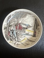 DE COLECCIÓN JOHNSON BROS HECHO EN INGLATERRA GRANJA ESCENA JOYERÍA PLATO BARATIJA