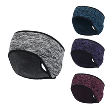 Sweatband Moisture Wicking Hair Band Ear Warmer for Winter Running Yoga Sports