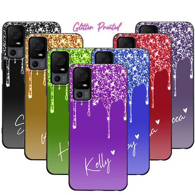 Soft Cover Phone Personalised Name Printed Case For TCL 40 30 XE 50 SE 501 ION X