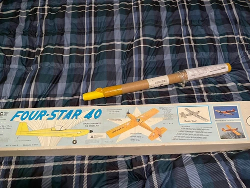 SIG Mfg. Four-Star 40' 4 Channel RC Model Airplane Kit W/ Iron On Covering