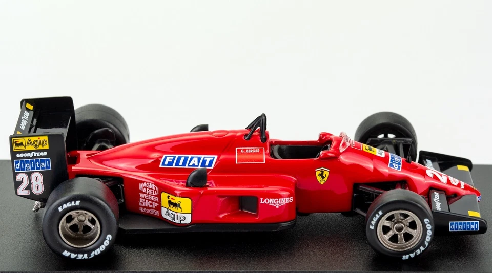 Ferrari F1-87 Gerhard Berger 1987 #28 Scala 1:43 Model Formula 1 BLISTER NUOVO - Immagine 4 di 4