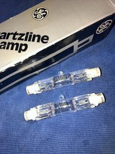 GE Movie Projector Lamp Quartzline FCK 20Volt 170 Watts Tested 2 Lamps Vintage