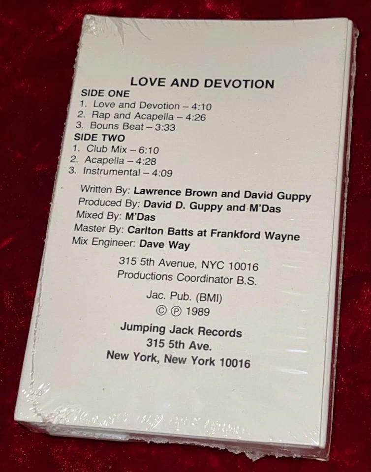 RARE 1989 SQUEAK AND THE DEEP LOVE AND DEVOTION SEALED CASSETTE HIP HOP RAP SOUL - Image 2 of 4