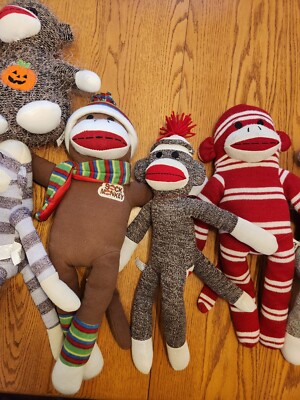 Sock Monkey Collection X8 | eBay
