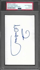 Ian Woosnam PGA 1 Major AUTOGRAPHE SIGNÉ 3x5 CARTE INDEX PSA / ADN AUTHENTIQUE B