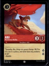 Disney Lorcana - Abu "Mischievous Monkey" 103/204 Trading Card Game