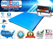 Selleton Floor Scale Pallet Scale warehouse industrial 1000 lb x .2 lb  40 x 40