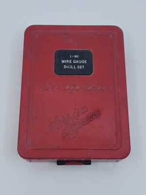 Snap On Tools Wire Gauge Drill Set Unsure How Many Are Actual Snap On AS FOUND