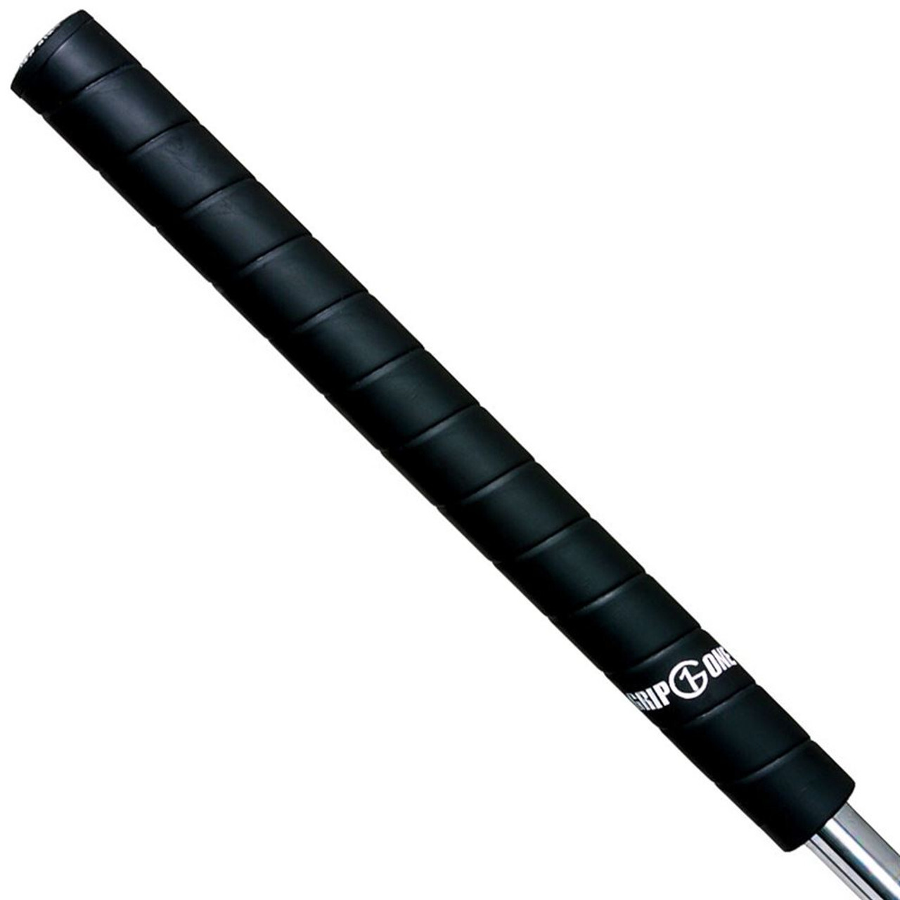 Grip One G1 Wrap Golf Grips Non-Taper Standard Core .600 Round &ndash; Black Set of 10