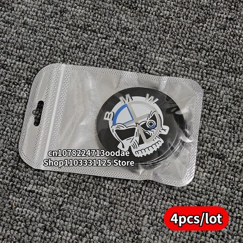 4pcs 56 60 65mm Car Wheel Hub Center Cap Aluminum Sticker For BMW F30 E46 E39 - Picture 34 of 37