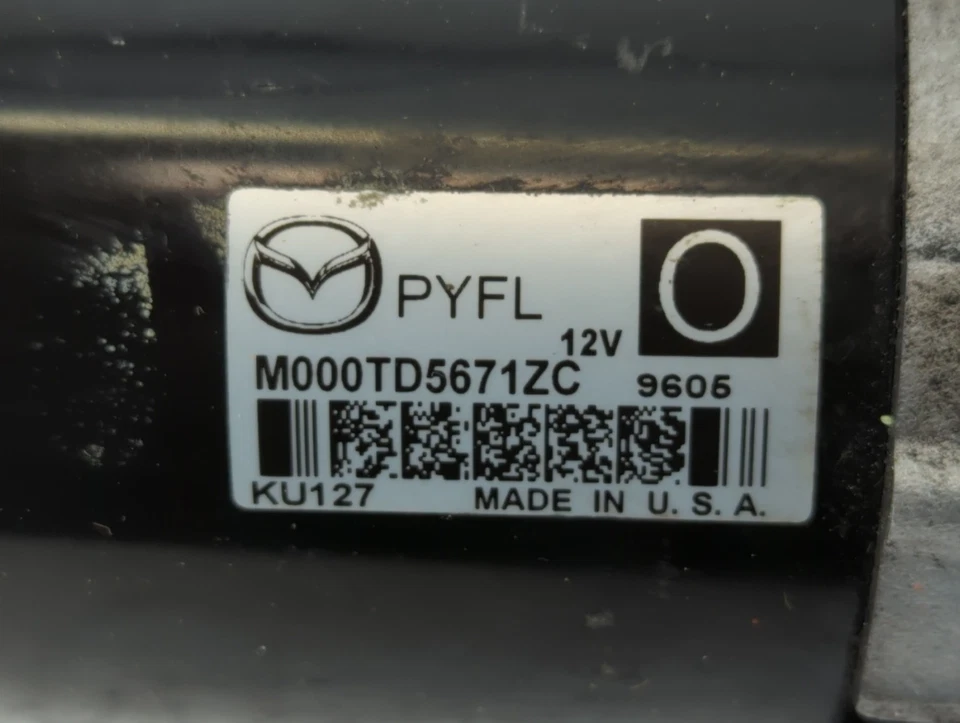 2016-2022 Mazda Cx-9 Car Starter Motor Solenoid Oem EW0H7 - Image 2 of 4