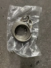 6ft Cable Bike Lock 1/4", GALVANIZED BRAIDED STEEL SECURITY VINYL COATED-NEW