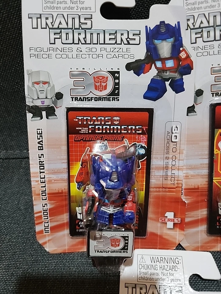 Transformers 30th Anniversary Figurine w/ 3D Puzzle Piece & Base 5 Pack - Image 2 of 4