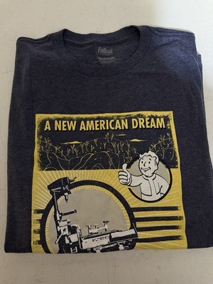 Fallout 4 Vault Boy A New American Dream T-Shirt 3XL Loot Wear NWOT