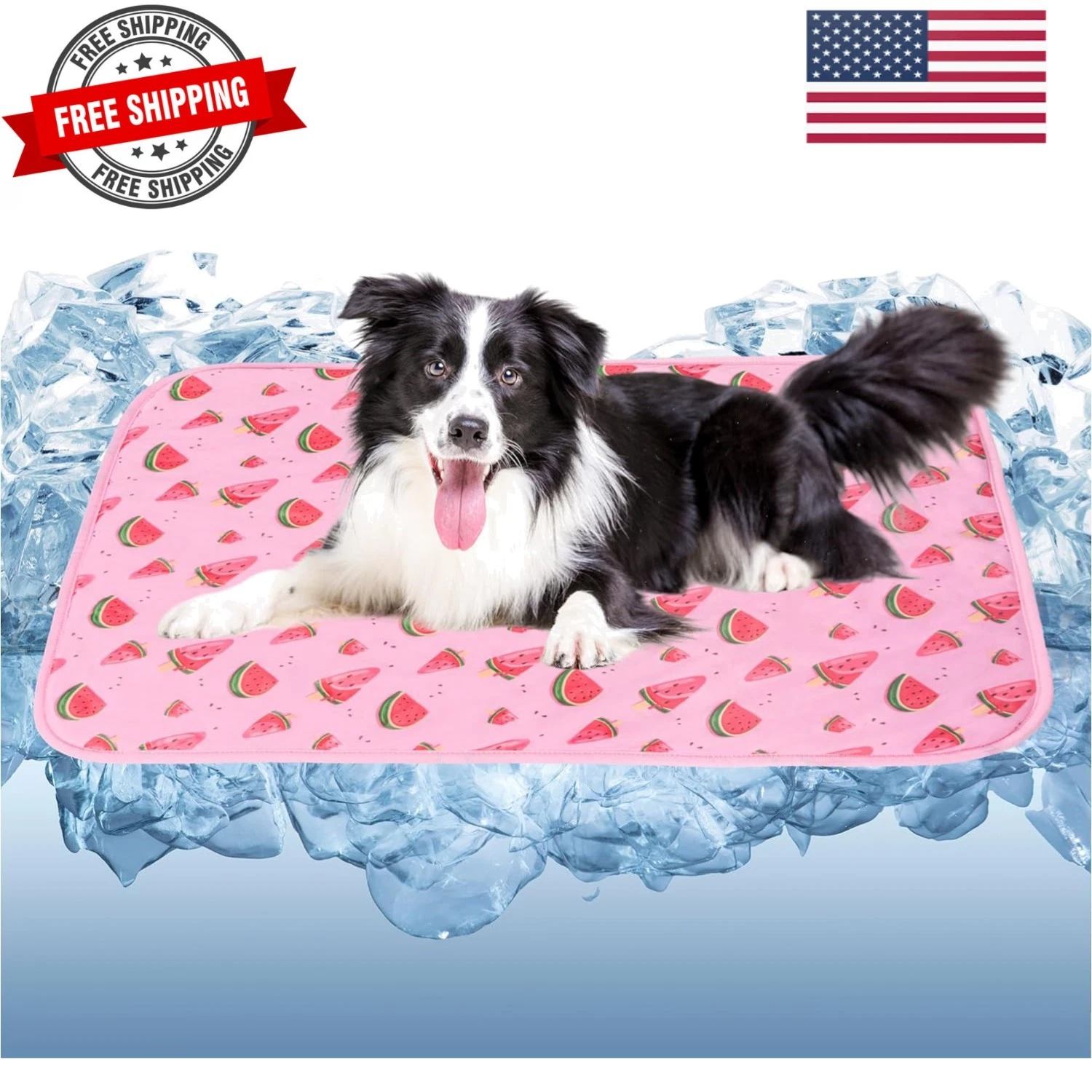 Dog Cooling Mat- Pet Cooling Mat Outdoor for Dogs Ice Pad for Puppy Small Med...