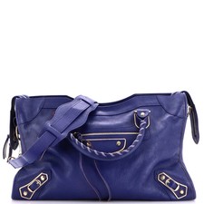 Balenciaga City Classic Metallic Edge Bag Leather Medium