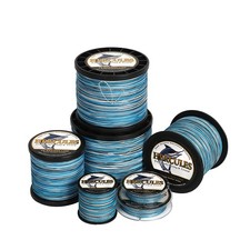 HERCULES Braided Fishing Line 4 Strands 6-100lbs Camo Blue Fishing Line