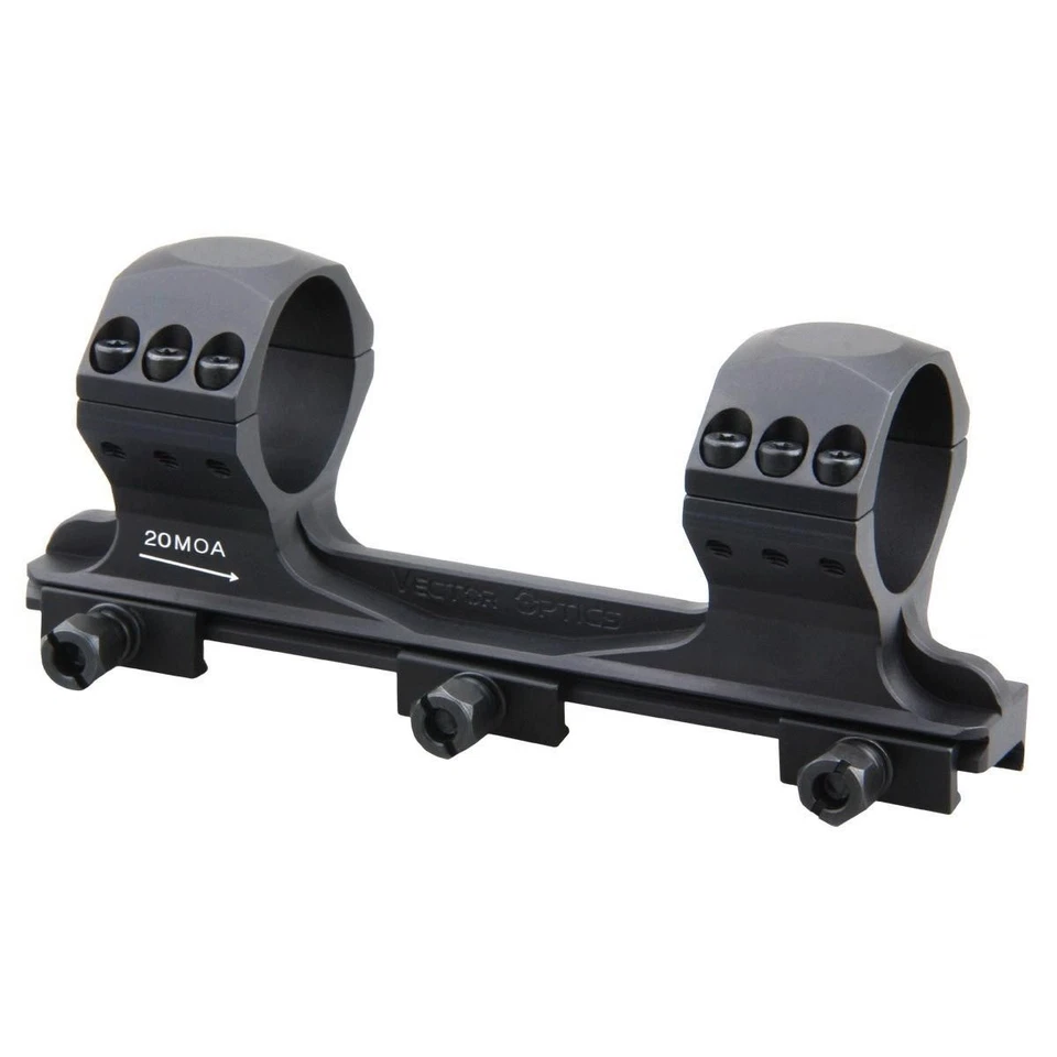 Vector Optics 20 MOA 34mm X-Accu One Piece Picatinny Rifle Scope Mount HIGH - Image 2 of 4