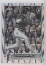 2022 Topps Chrome Sonic Black & White RayWave Refractor Jarren Duran #113 9bg